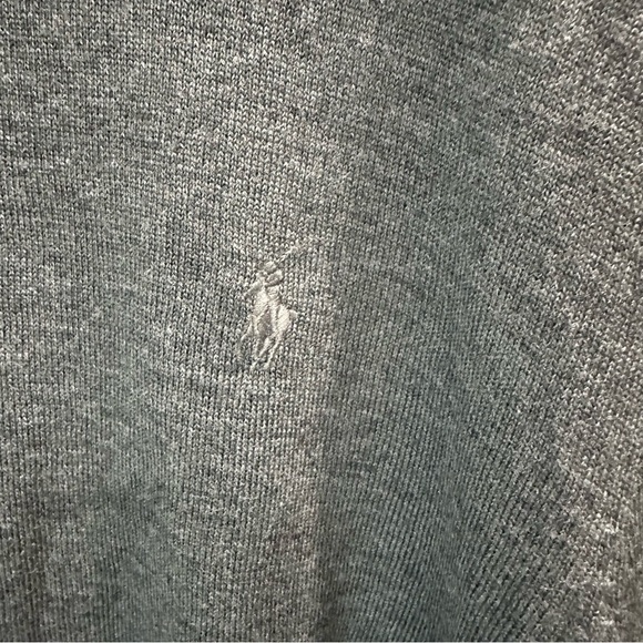 Polo Ralph Lauren Men’s XL Washable Merino Wool Charcoal Gray Turtleneck sweater - Picture 2 of 7